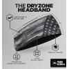 imageTough Headwear Sport Headbands for Men  Workout Headbands for Women  Running Headband Tennis Athletic SweatbandUS Flag Gray