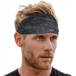 imageTough Headwear Sport Headbands for Men  Workout Headbands for Women  Running Headband Tennis Athletic SweatbandGray  Skulls