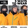 imageBalaclava Ski Mask  Winter Face Mask for Men ampamp Women  Cold Weather Gear for Skiing Snowboarding ampamp Motorcycle RidingBlack and Grey