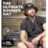 imageSummer Bucket Hat for Women  Fisherman Hat  Beach Bucket Hats for Men  Womens Summer Hat  Bucket Sun Hats for ProtectionFloral Black