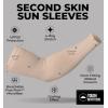 imageTough Outdoors Sun Protection Sleeves  UV Arm Sleeves for Men and Women  Golf Cooling Arm Sleeves  Baseball Sun SleevesBeige