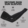 imageTough Outdoors Sun Protection Sleeves  UV Arm Sleeves for Men and Women  Golf Cooling Arm Sleeves  Baseball Sun SleevesBlack  Dark Gray  Light Gray