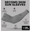imageTough Outdoors Sun Protection Sleeves  UV Arm Sleeves for Men and Women  Golf Cooling Arm Sleeves  Baseball Sun SleevesDark Gray