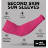 imageTough Outdoors Sun Protection Sleeves  UV Arm Sleeves for Men and Women  Golf Cooling Arm Sleeves  Baseball Sun SleevesPink