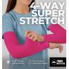 imageTough Outdoors Sun Protection Sleeves  UV Arm Sleeves for Men and Women  Golf Cooling Arm Sleeves  Baseball Sun SleevesPink
