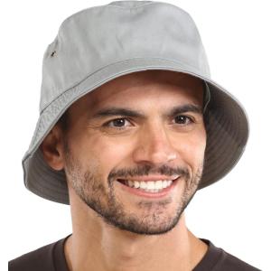 imageSummer Bucket Hat for Women  Fisherman Hat  Beach Bucket Hats for Men  Womens Summer Hat  Bucket Sun Hats for ProtectionLight Gray