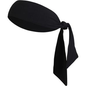 imageTie Headband for Men Tennis Headband for WomenSweat Band for Workout Head Tie for Running Football BasketballAthleticsMidnight Black