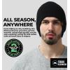 imageBeanie for Women  Warm Winter Hats for Men Knit Hat for Cold Weather Soft Ribbed Beanie Cap ampamp Lightweight Toboggan HatsBlack