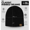 imageBeanie for Women  Warm Winter Hats for Men Knit Hat for Cold Weather Soft Ribbed Beanie Cap ampamp Lightweight Toboggan HatsBlack