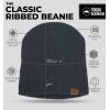 imageBeanie for Women  Warm Winter Hats for Men Knit Hat for Cold Weather Soft Ribbed Beanie Cap ampamp Lightweight Toboggan HatsDark Gray
