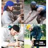 imageCooling Helmet Liners  Do Rag Skull Caps for Men  Cooling Head Wraps Hard Hat Liner  Motorcycle Pirate Bandana2 Black