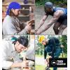 imageCooling Helmet Liners  Do Rag Skull Caps for Men  Cooling Head Wraps Hard Hat Liner  Motorcycle Pirate BandanaArctic Camo