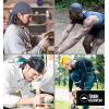 imageCooling Helmet Liners  Do Rag Skull Caps for Men  Cooling Head Wraps Hard Hat Liner  Motorcycle Pirate BandanaDark Gray