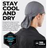 imageCooling Helmet Liners  Do Rag Skull Caps for Men  Cooling Head Wraps Hard Hat Liner  Motorcycle Pirate BandanaDark Gray