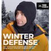 imageFleece Balaclava Ski Mask  Winter Face Mask for Men ampamp Women  Face Cover for Extreme Cold Weather Gear Skiing SnowboardingBlack