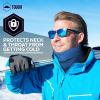 imageNeck Warmer  Winter Fleece Neck Gaiter ampamp Ski Tube Scarf for Men ampamp Women  Cold Weather Face Cover Mask ampamp Shield for Running Skiing Snowboarding  Ultimate Comfort Thermal Retention Blue