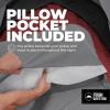 imageSleeping Bag Liner  Adult Sleep Sack ampamp Travel Sheets for Hotel  Travel Sleep Sack Camping Sleeping Bag Liners for Cold WeatherDouble Fits 2 People  Gray with Zipper