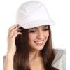 imageSweatWicking Running Cap  UV Protection Sports Cap with Reflective Brim  Lightweight Cooling ampamp Packable Sun Hat  Ideal for Baseball Cycling Hiking ampamp Outdoor Activities Fits Men ampamp Women White