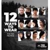 imageTough Headband Neck Gaiter Mask for Men ampamp Women  Neck Gaiter Face Mask ampamp Dust Protection wUV for Fishing Running ampamp HikingMidnight Black