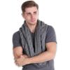 imageTough Headwear Chunky Cable Knit Infinity Scarf Stay Warm ampamp Stylish Year Round  Circle Loop Scarves for Women ampamp Men