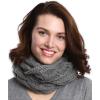 imageTough Headwear Chunky Cable Knit Infinity Scarf Stay Warm ampamp Stylish Year Round  Circle Loop Scarves for Women ampamp Men
