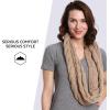 imageTough Headwear Chunky Cable Knit Infinity Scarf Stay Warm ampamp Stylish Year Round  Circle Loop Scarves for Women ampamp Men