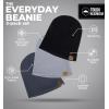 imageTough Headwear Daily Knit Beanie  Beanies Hats for Men  Winter Hats for Men ampamp Women  Warm Knitted Hats for Cold WeatherBlack  Dark Gray  Light Gray