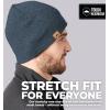 imageTough Headwear Daily Knit Beanie  Beanies Hats for Men  Winter Hats for Men ampamp Women  Warm Knitted Hats for Cold WeatherBlack  Dark Gray  Light Gray