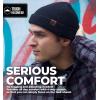 imageTough Headwear Daily Knit Beanie  Beanies Hats for Men  Winter Hats for Men ampamp Women  Warm Knitted Hats for Cold WeatherFishermans  Black