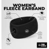 imageTough Headwear Fleece Ear Warmer Headband For Women ampamp Men Winter Headband Running Ear Muffs Ear Covers for Cold WeatherPonytail Black
