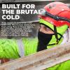 imageTough Headwear Full Face Mask for Cold WeatherMens Balaclava Face Warmer Winter Fleece Ski Masks Motorcycle ampamp ConstructionHiviz Yellow