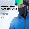 imageTough Headwear Half Ski Mask for Men ampamp Women Winter Face Mask for Cold Weather Half Balaclava Neck Gaiter Neck WarmerGray