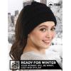 imageTough Headwear Ponytail Beanie Hat for Women  Winter Knit Hats with Hole for Messy Buns ampamp Ponytails