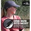 imageTough Headwear Running Hat Running Cap  Moisture Wicking Running Hat Men ampamp Women  Sports Cap ampamp Workout Hats for Men Dark Gray