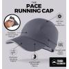 imageTough Headwear Running Hat Running Cap  Moisture Wicking Running Hat Men ampamp Women  Sports Cap ampamp Workout Hats for Men Dark Gray