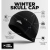 imageTough Headwear Skull Cap for MenMotorcycle Head CapSweat Caps for Men Skull Cap Helmet LinerRunning Beanie Parent2 Pack Black