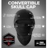 imageTough Headwear Skull Cap for MenMotorcycle Head CapSweat Caps for Men Skull Cap Helmet LinerRunning Beanie ParentBlack  Mask