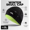 imageTough Headwear Skull Cap for MenMotorcycle Head CapSweat Caps for Men Skull Cap Helmet LinerRunning Beanie ParentReversible Black  Yellow