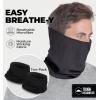 imageTough Headwear Winter Neck Gaiters For Men ampamp Women Fleece Neck Gaiter Fleece Neck Warmer Ski Gaiter  Reversible