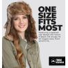 imageTough Headwear Winter Trapper Hat for Men ampamp Women  Winter Hat with Ear Flaps Ushanka Hat Mens Bomber Hats Russian HatBlack