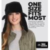 imageTough Headwear Winter Trapper Hat for Men ampamp Women  Winter Hat with Ear Flaps Ushanka Hat Mens Bomber Hats Russian HatClassic Black