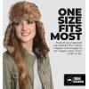imageTough Headwear Winter Trapper Hat for Men ampamp Women  Winter Hat with Ear Flaps Ushanka Hat Mens Bomber Hats Russian HatHerringbone