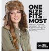imageTough Headwear Winter Trapper Hat for Men ampamp Women  Winter Hat with Ear Flaps Ushanka Hat Mens Bomber Hats Russian HatQuilted Black