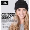 imageTough Headwear Womens Winter Hat  Warm Chunky Cable Knit Beanies  Winter Beanie Hats for Women Cold Weather  Beanies WomenBlack Confetti