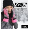 imageTough Outdoors Kids Insulated Waterproof Snow Gloves  Youth Winter Ski Gloves for Girls ampamp BoysPink