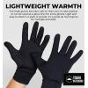imageTough Outdoors Running Gloves  Touch Screen Ski Glove Liners  Mens Winter Gloves  Glove Liners for Cold Weather