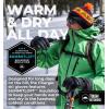imageTough Outdoors Snow Gloves  Mens ampamp Womens Waterproof Winter ampamp Snowboarding Gloves