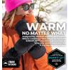 imageTough Outdoors Winter Ski Mittens Men ampamp Women  Adult Snow Mitts for Cold Weather  Waterproof Gloves Snowboarding SkiingM4  Black