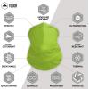 imageUV Face Mask  Neck Gaiter for Dust ampamp Sun Protection  Face CoverScarf for Fishing Hiking Cycling ampamp ATV Riding  UPF 30 Breathable Summer Balaclava Green