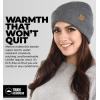 imageWinter Beanie Knit Hat for Men ampamp Women  Merino Wool Ribbed Cap  Warm ampamp Soft Stylish Toboggan Skull Caps for Cold WeatherRibbed  Gray